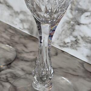 Source Unknown Clear Crystal Wine Glass